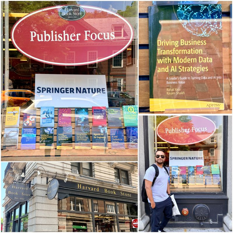 Harvard Book Store features Driving Business Transformation with Modern Data and AI Strategies