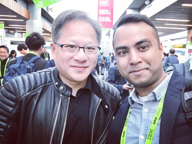 Meeting NVIDIA CEO Jensen Huang